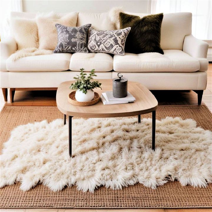 layer rug for living
