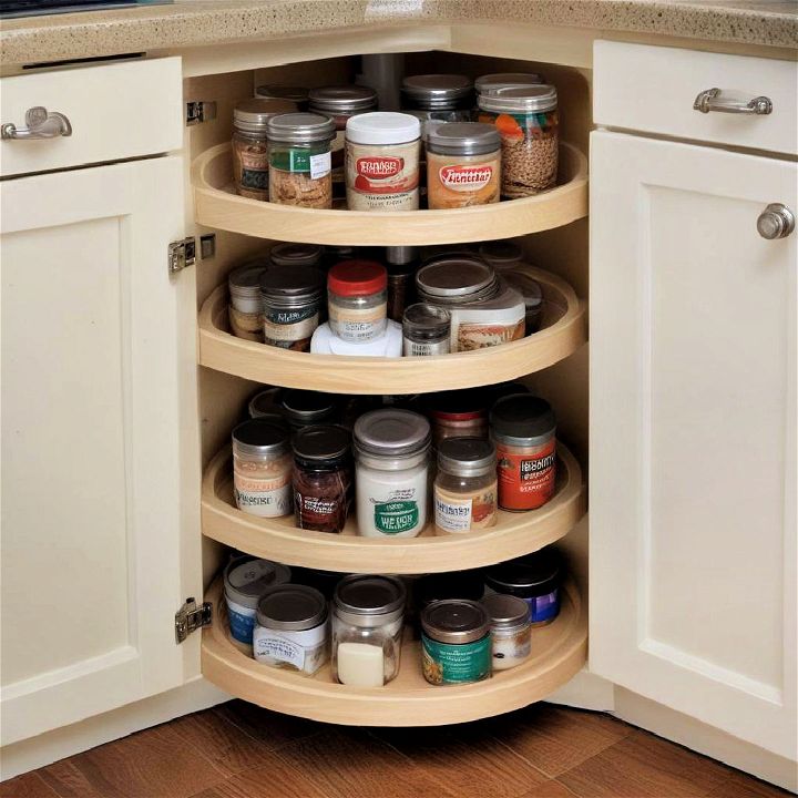 lazy susan for small kitchen storage