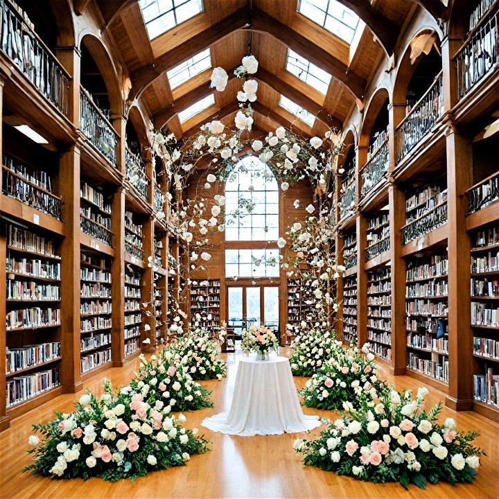 library wedding ideal choice