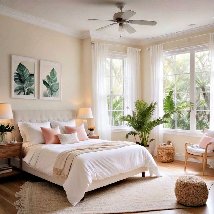 light and airy colors bedroom