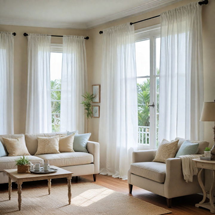 light and airy curtains