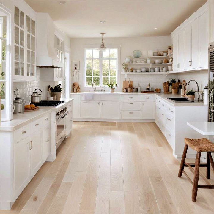 light colored flooring