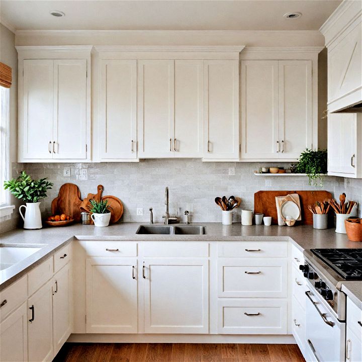 light colored kitchen cabinetry