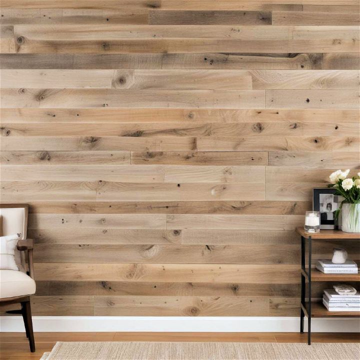 light stained barnwood wall idea