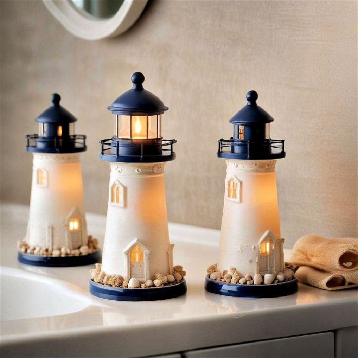 lighthouse candle holder