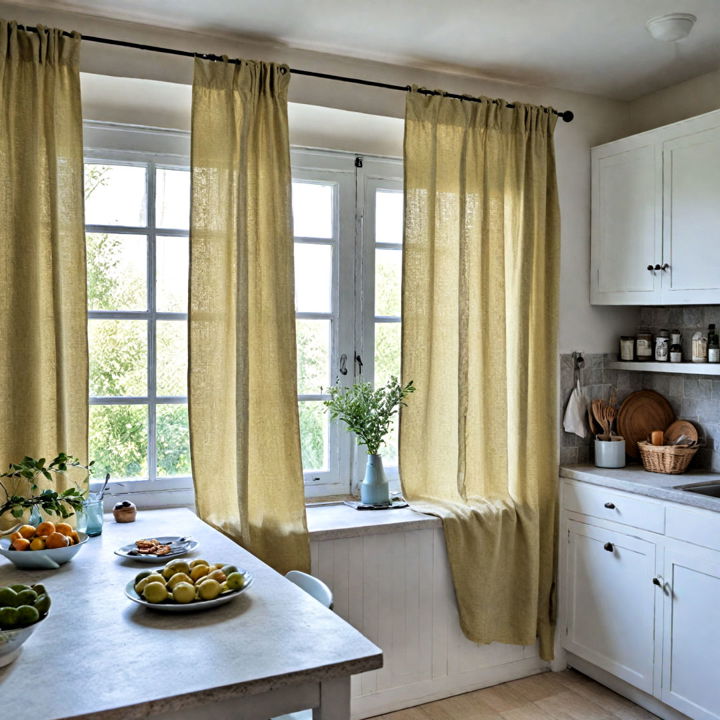 linen textiles curtains