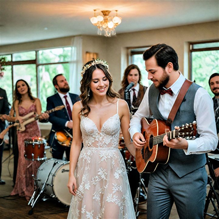 live music idea for small wedding