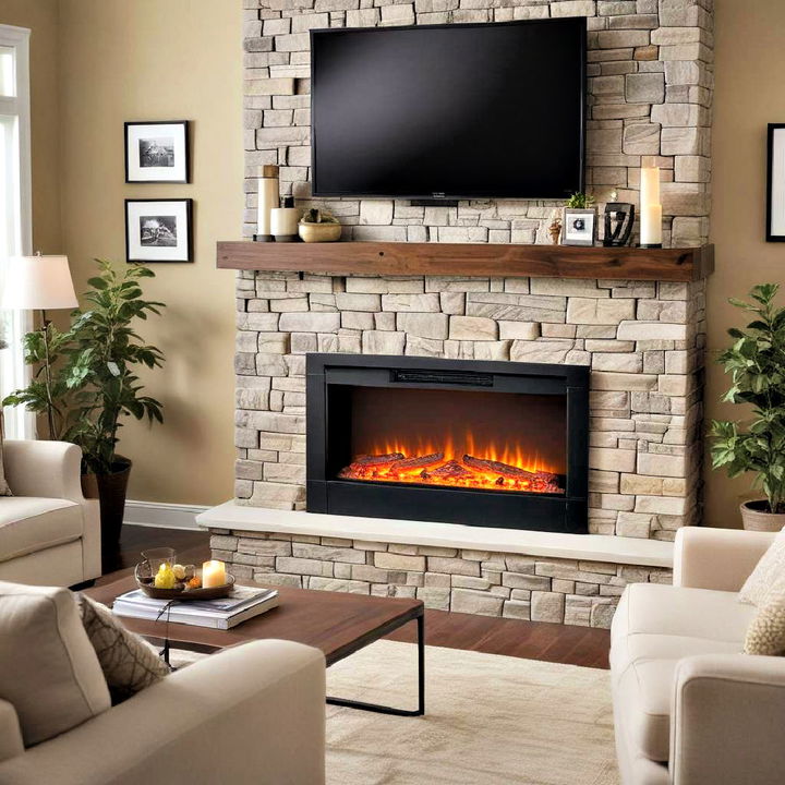 living room electric fireplace