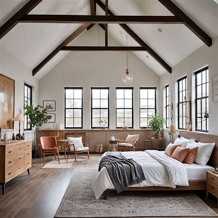 loft style design with open spaces