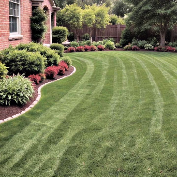 lovely and lush bluegrass backyard