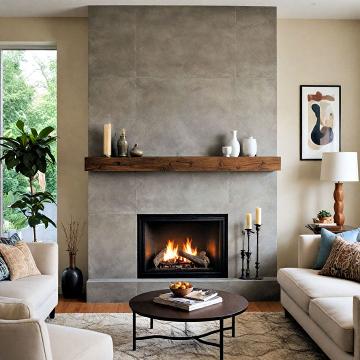 low maintenance modern gas fireplace