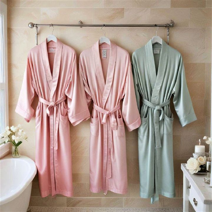 luxurious and comfortable silk robe