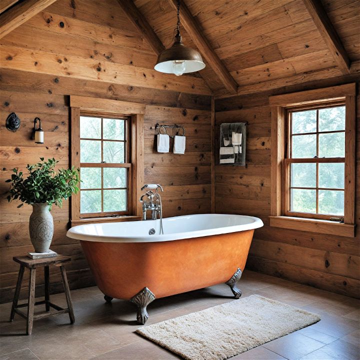 luxurious and timeless clawfoot bathtub