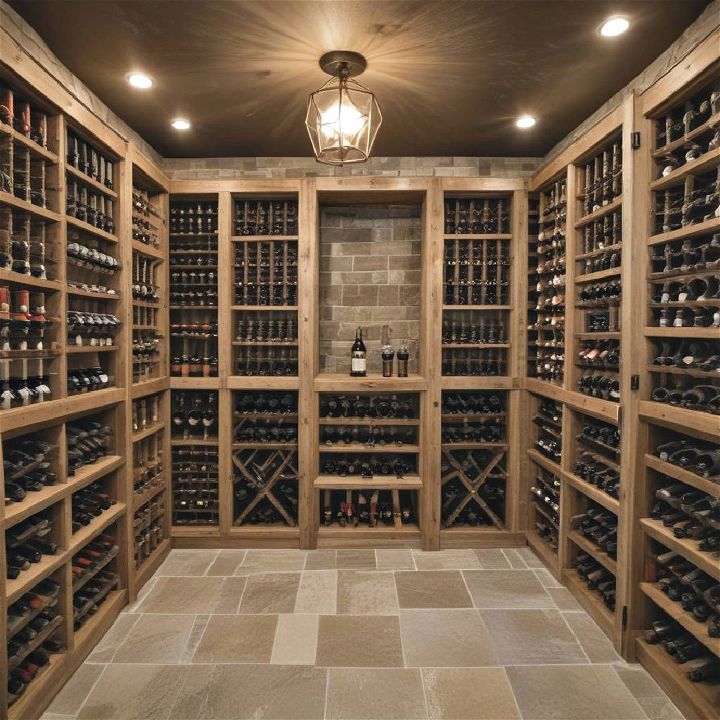 luxurious wine cellar for man cave