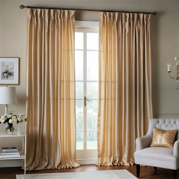 luxury and elegance silk curtains
