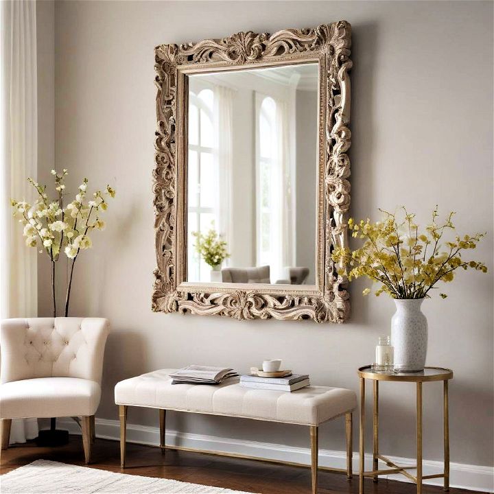 make a statement with a mirror