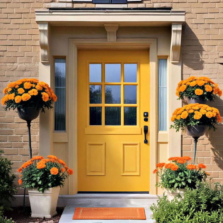 marigold front door color
