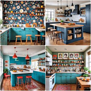 maximalist kitchen decor ideas
