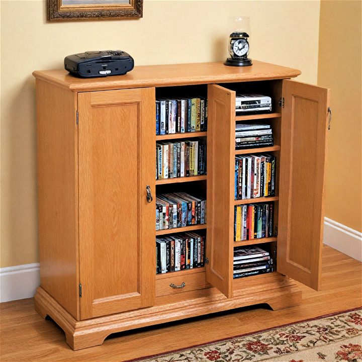 media cabinets for cd storage