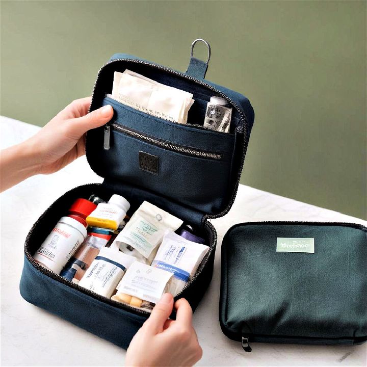 medicine storage fabric pouch