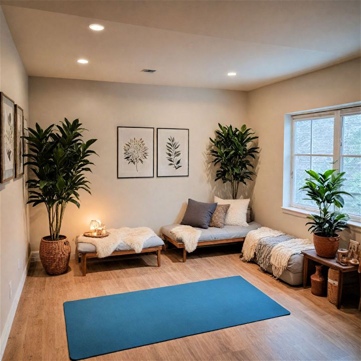 meditation and yoga space