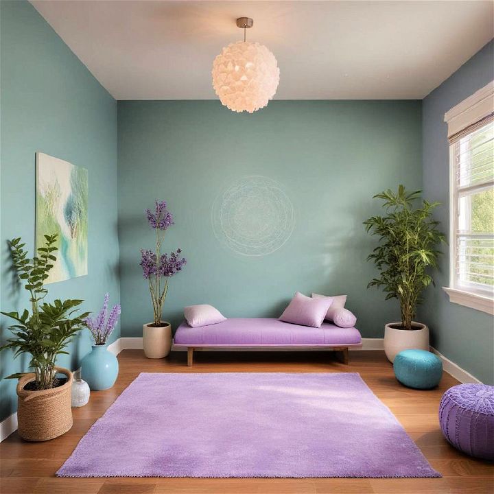 meditation color therapy room