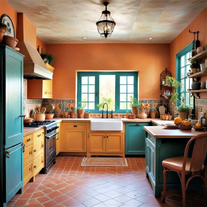 mediterranean kitchen to add warmth