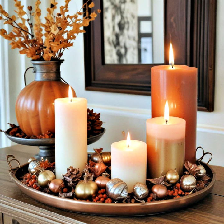 metal accents for fall decoration