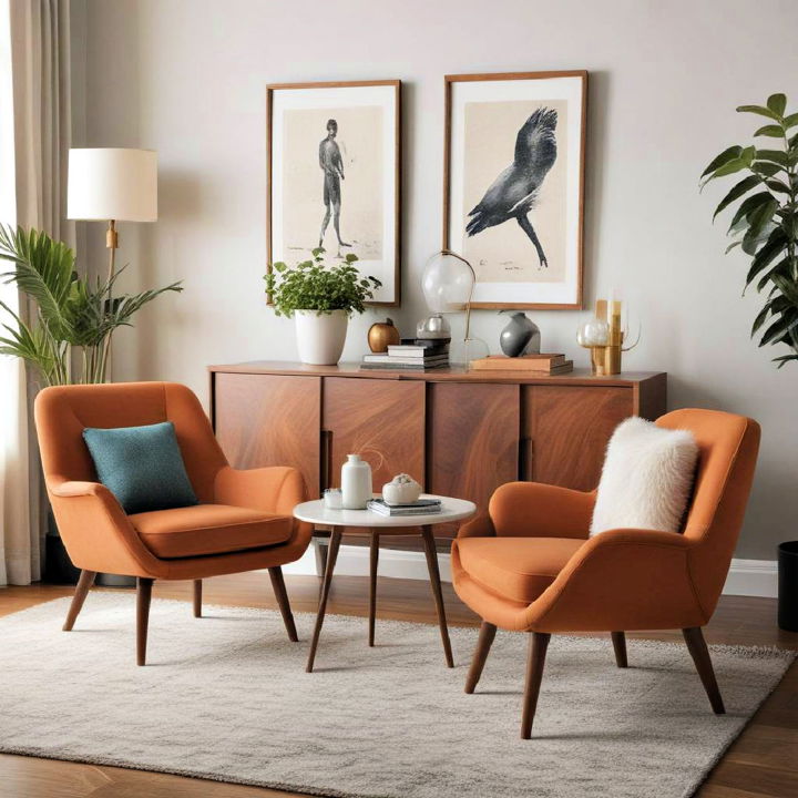 mid century modern chairs to add comfort