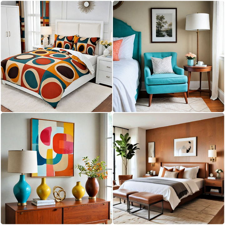 midcentury modern bedroom decorating ideas