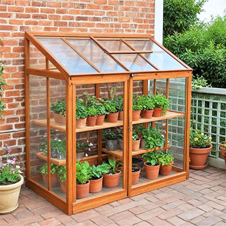 mini greenhouse for beginning gardeners