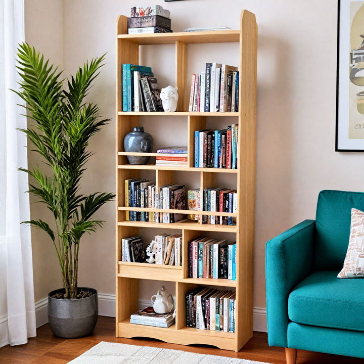 mini library shelf for a variety of books