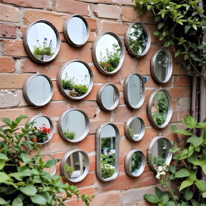 miniature garden mirrors