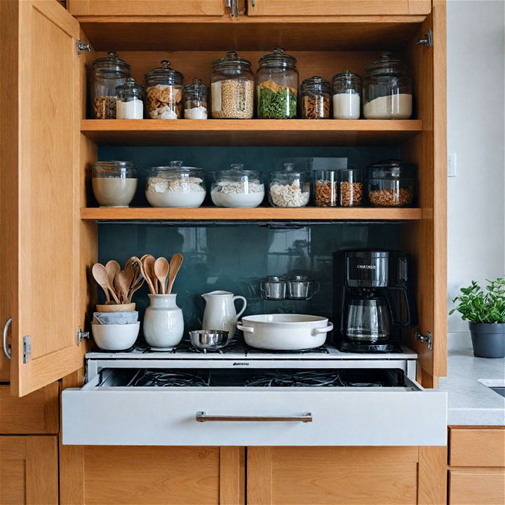 minimalist clutter management for kitchen