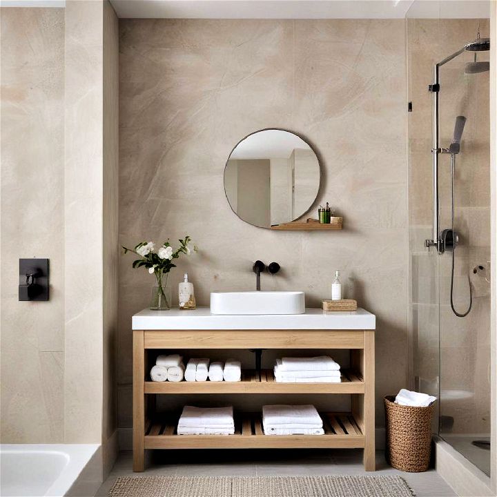 minimalist décor zen bathroom