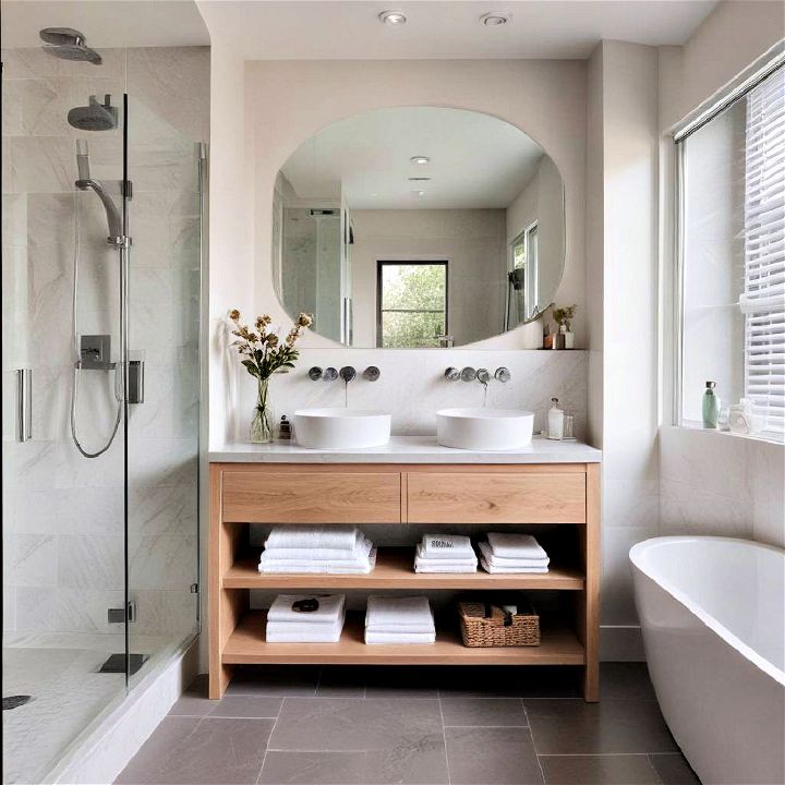 minimalist design ensuite bathroom