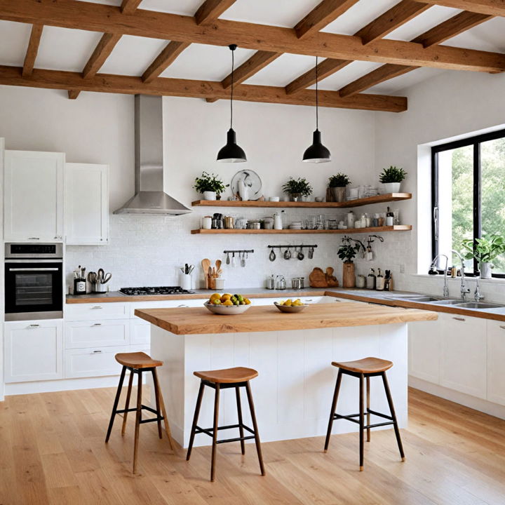 minimalistic scandinavian inspired kitchen
