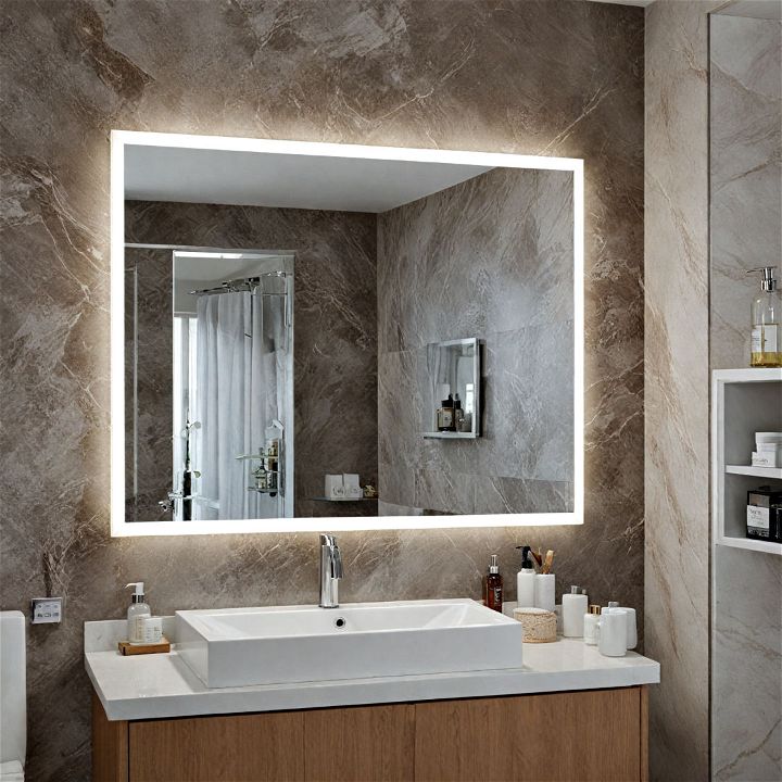 mirror lighting for bathroom