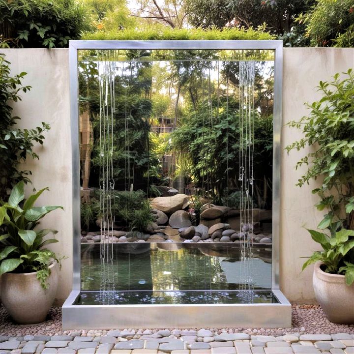 mirrors with water features