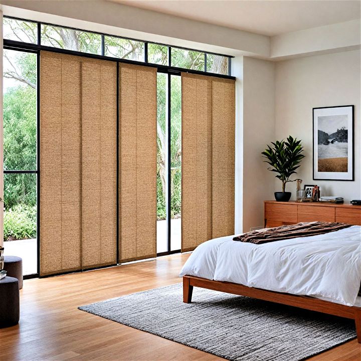 modern and sleek sliding panels