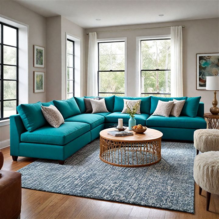 modern armless sectional for living room