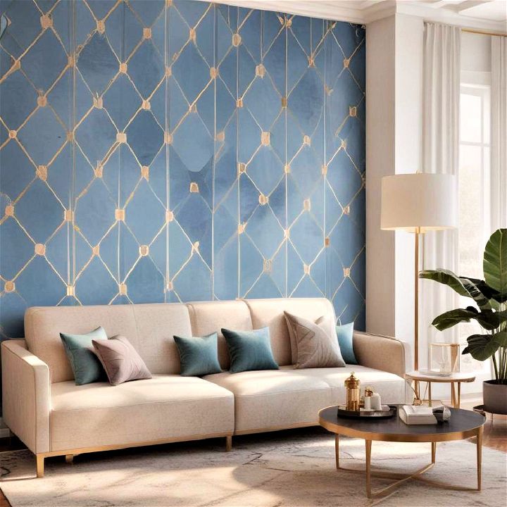 modern art deco wallpaper for living room