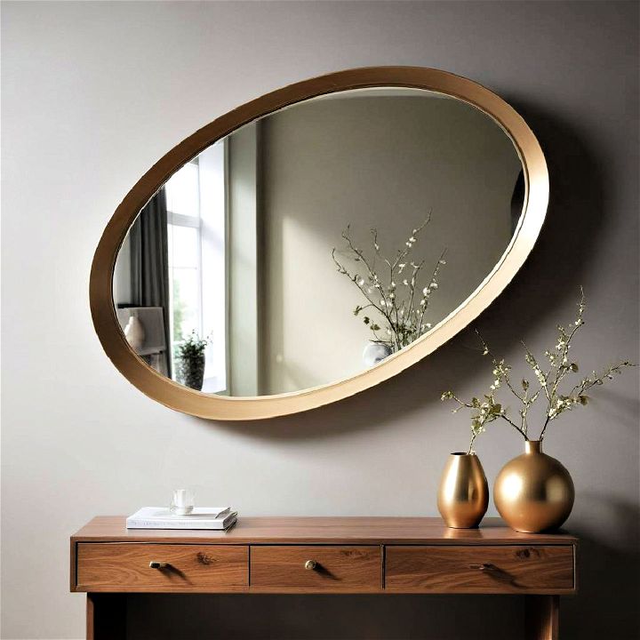 modern asymmetrical mirror