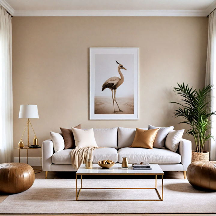modern dulux egyptian cotton living room