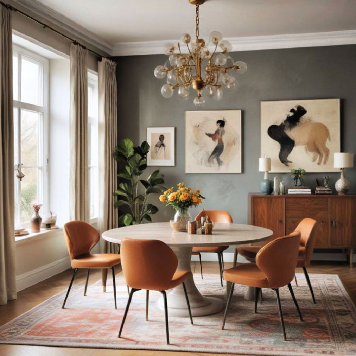 modern eclectic dining rooms design