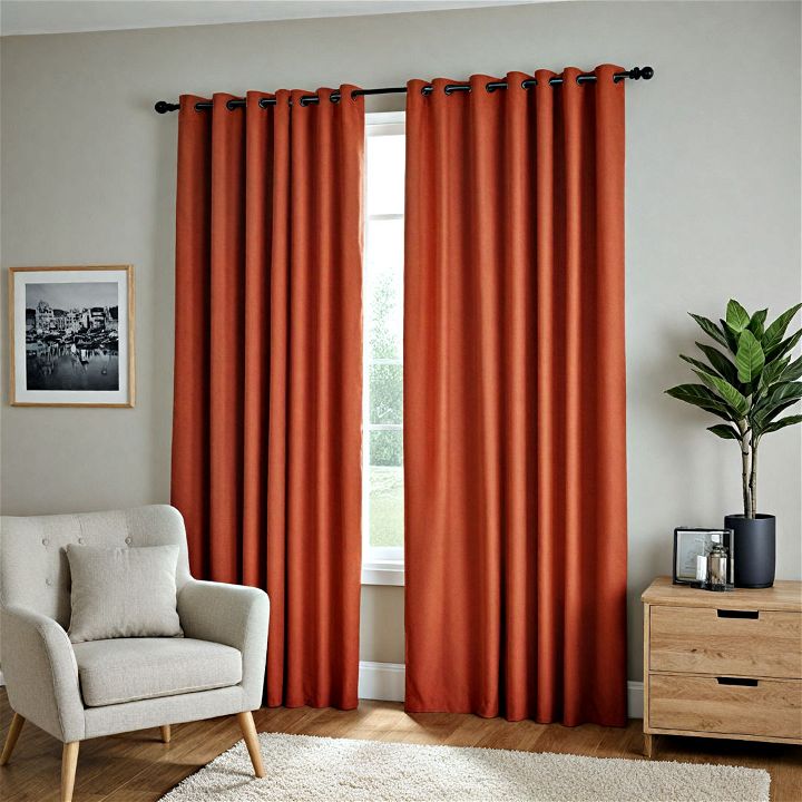 modern eyelet curtains for living room