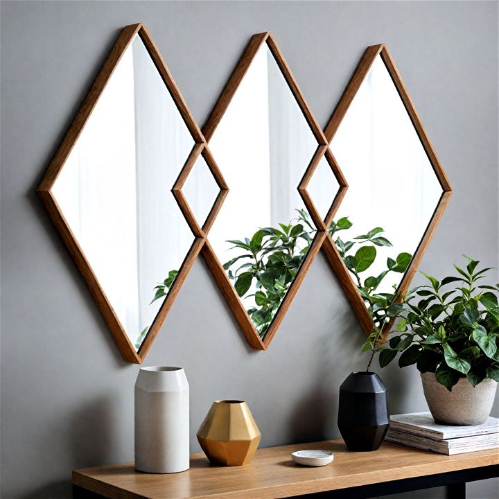 modern geometric mirror
