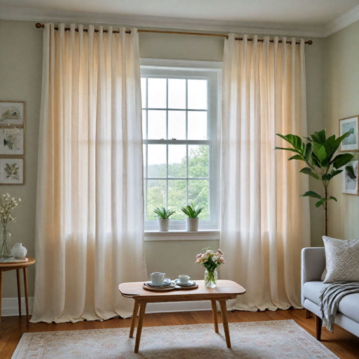 modern light and airy curtains
