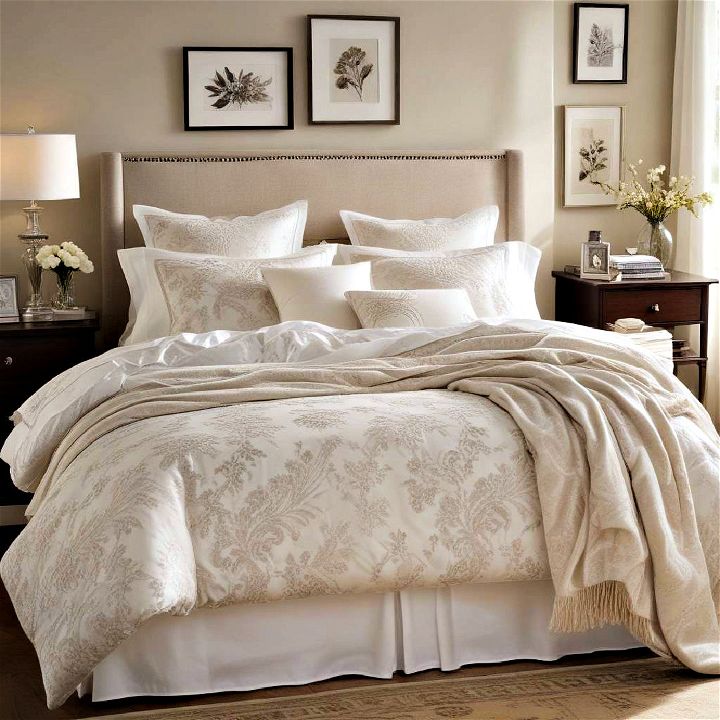 modern luxurious bedding set