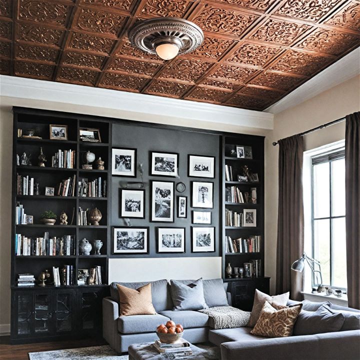 modern metal ceiling